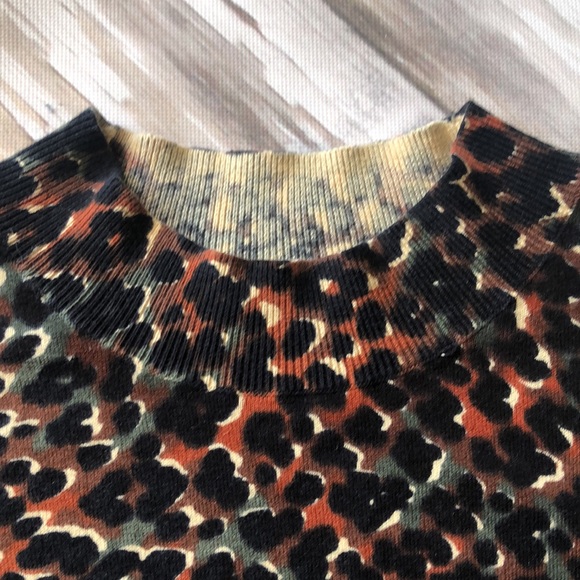 A.P.C. Rue Madame Paris Mock Turtleneck Woman’s Sweater size Medium / Print - Picture 2 of 9